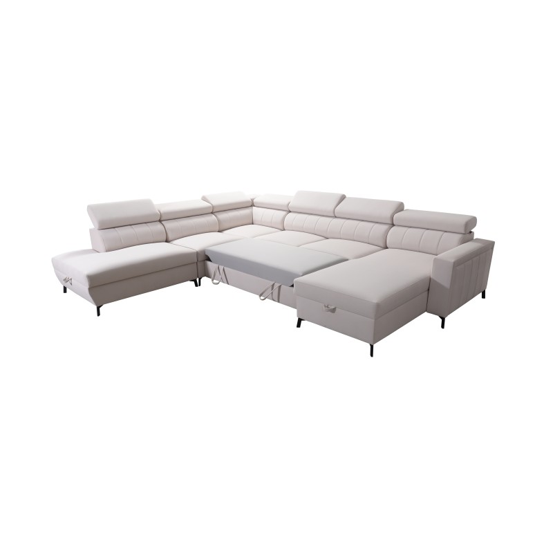 Arco IX - Luxus-Ecksofa mit Schlaffunktion | Bequemes und Praktisches Möbelstück