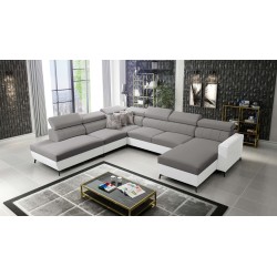 Arco IX - Sofá Esquinero de Lujo con Función de Cama | Mueble Cómodo y Práctico