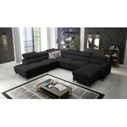 Arco IX - Luxus-Ecksofa mit Schlaffunktion | Bequemes und Praktisches Möbelstück