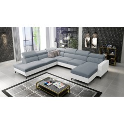 Arco IX - Sofá Esquinero de Lujo con Función de Cama | Mueble Cómodo y Práctico