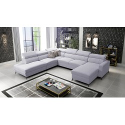 Arco IX - Sofá Esquinero de Lujo con Función de Cama | Mueble Cómodo y Práctico