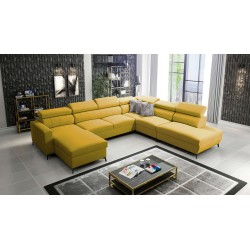 Arco IX - Sofá Esquinero de Lujo con Función de Cama | Mueble Cómodo y Práctico