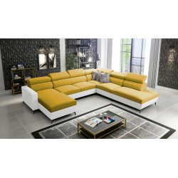 Arco IX - Sofá Esquinero de Lujo con Función de Cama | Mueble Cómodo y Práctico