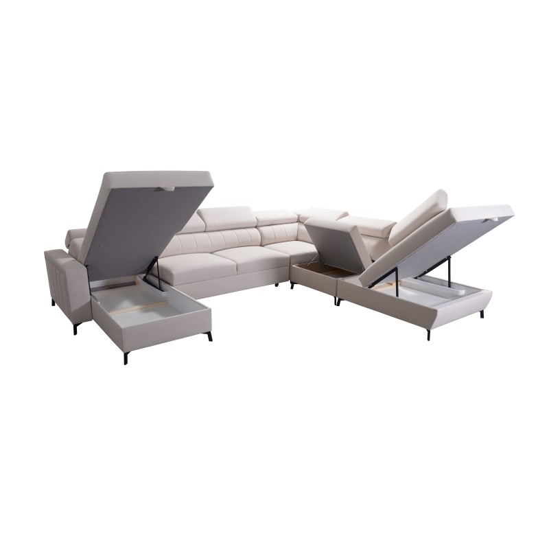 Arco IX - Luxus-Ecksofa mit Schlaffunktion | Bequemes und Praktisches Möbelstück