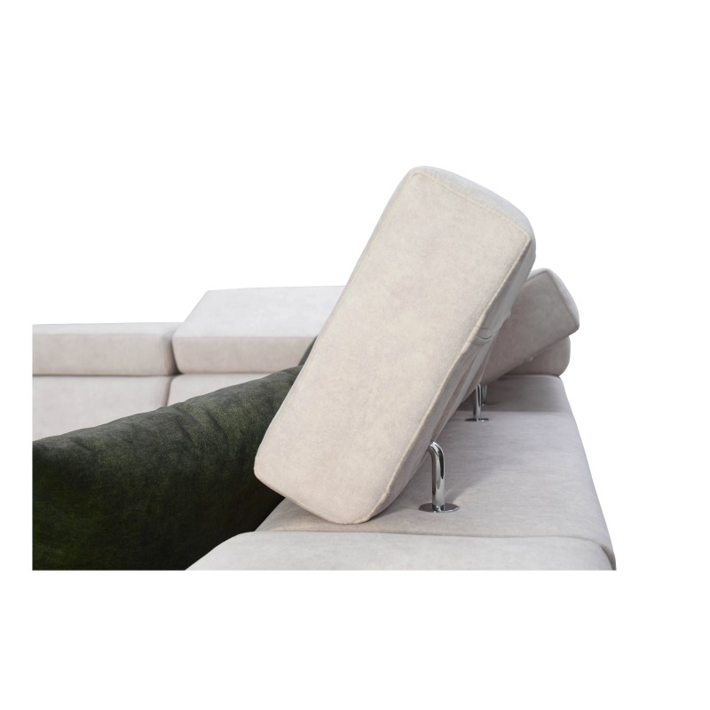 Esquina U Avanti IV Mini con función de cama Velur, Sawana 96 + Eco-cuero | Muebles para tu hogar