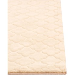 Dywan sztuczne futro królika 80 x 150 cm beżowy GHARO