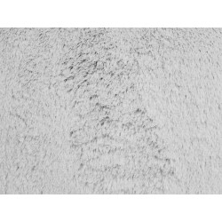 Zestaw 2 poduszek dekoracyjnych CLEMATIS Sztuczne futro 45 x 45 cm Jasnoszary Jednolity