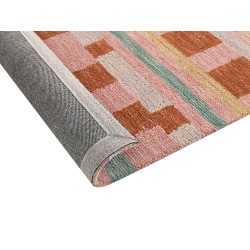 Dywan wełniany 200 x 200 cm wielokolorowy YOMRA