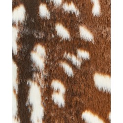 Dywan ze sztucznego futra 130 x 170 cm brązowy KNOLL