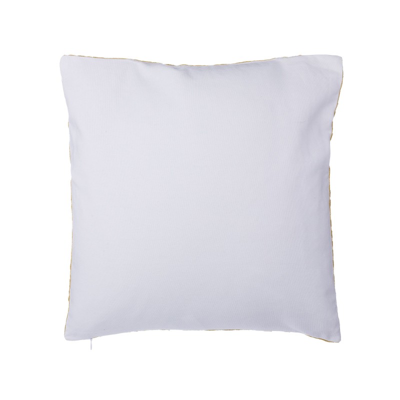 Zestaw 2 poduszek dekoracyjnych PRIMULA Bawełna 45 x 45 cm Musztardowy Ikat