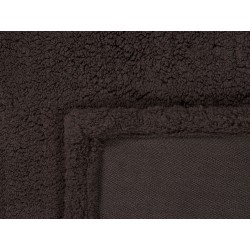 Koc MIRGE 125 x 150 cm Ciemnobrązowy