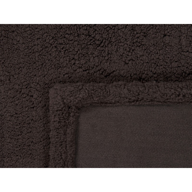 Koc MIRGE 125 x 150 cm Ciemnobrązowy