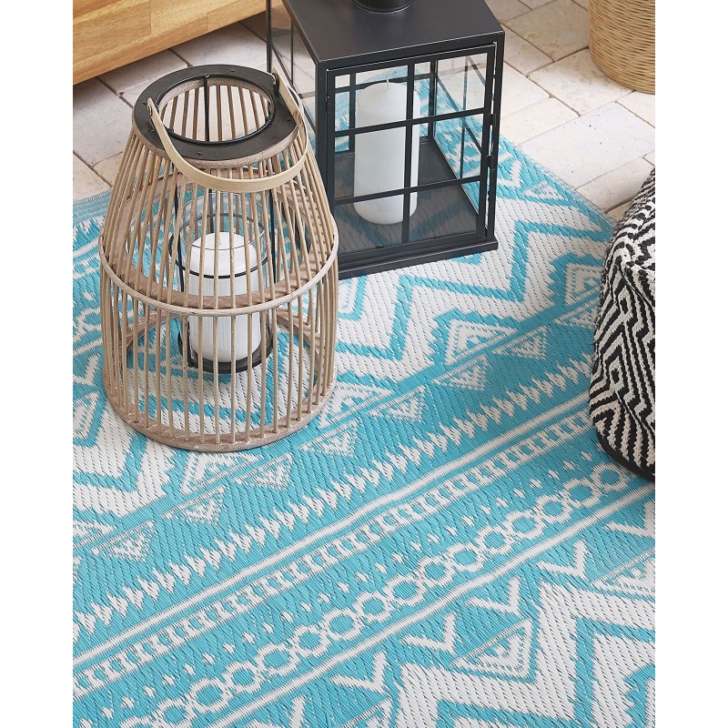 Dywan zewnętrzny 120 x 180 cm turkusowy NAGPUR