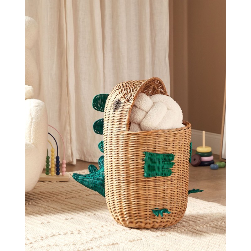 Kosz na zabawki Smok CRADOCK Rattan Naturalny