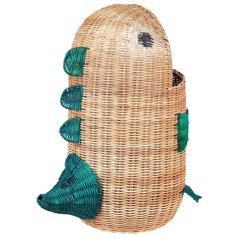 Kosz na zabawki Smok CRADOCK Rattan Naturalny