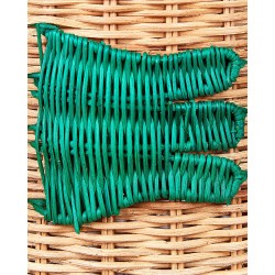 Kosz na zabawki Smok CRADOCK Rattan Naturalny