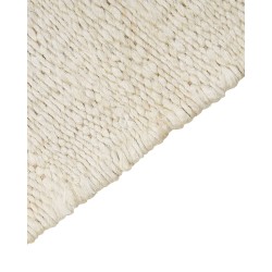 Dywan z juty 80 x 150 cm jasnobeżowy LUNIA