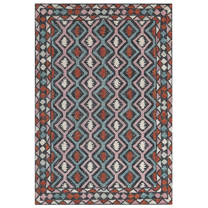 Dywan wełniany 160 x 230 cm wielokolorowy HAYMANA