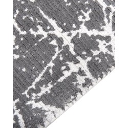 Dywan z wiskozy 140 x 200 cm szary HANLI