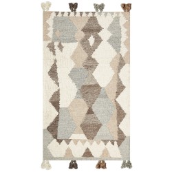 Dywan wełniany kilim 80 x 150 cm wielokolorowy ARALEZ