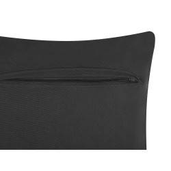 Zestaw 2 poduszek dekoracyjnych LALAM Bawełna 45 x 45 cm Szary Wzór geometryczny