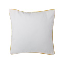 Zestaw 2 poduszek dekoracyjnych PANSY 45 x 45 cm Żółty Wzór geometryczny