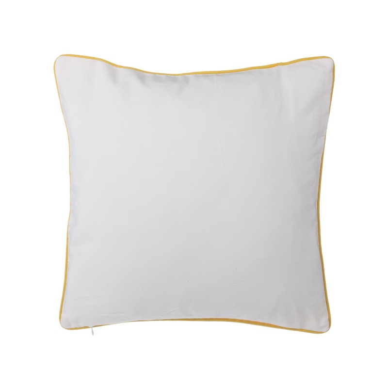 Zestaw 2 poduszek dekoracyjnych PANSY 45 x 45 cm Żółty Wzór geometryczny