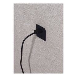 Ecksofa Venna III mit Schlaffunktion, USB-Anschluss und aufklappbarer Bar - Plüsch, Avra 16