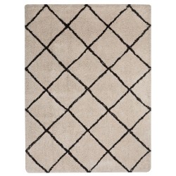 Dywan shaggy 160 x 230 cm beżowy ADALAR