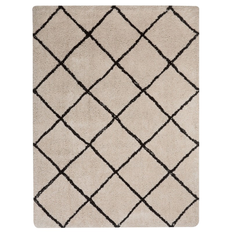 Dywan shaggy 160 x 230 cm beżowy ADALAR