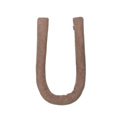 Poduszka dekoracyjna GLADIOLUS Boucle 172 x 14 cm Brązowy Jednolity