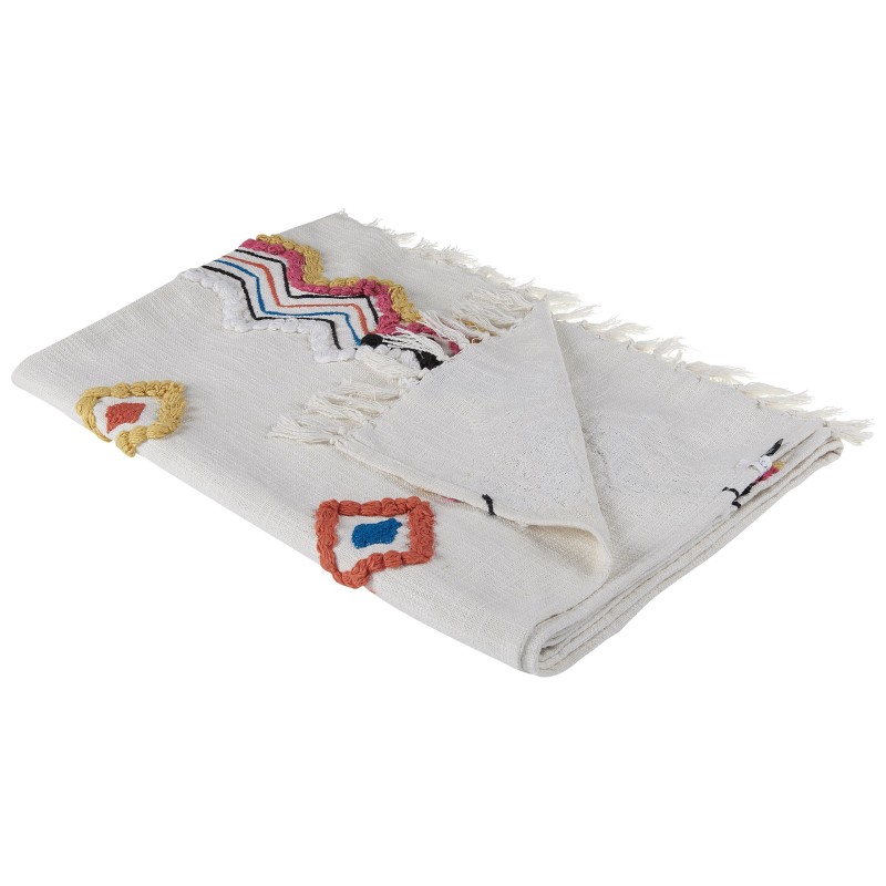 Koc MORENA Bawełna 130 x 180 cm Kolorowy