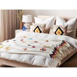 Koc MORENA Bawełna 130 x 180 cm Kolorowy