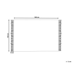 Koc MORENA Bawełna 130 x 180 cm Kolorowy