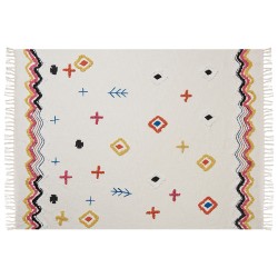 Koc MORENA Bawełna 130 x 180 cm Kolorowy