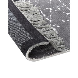 Dywan z wiskozy 160 x 230 cm szary HANLI