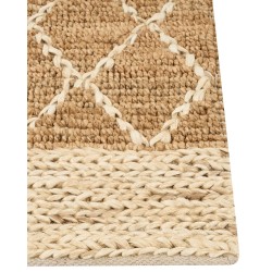 Dywan z juty 200 x 300 cm beżowy ZORAVA