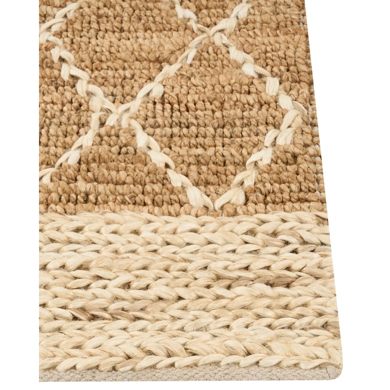 Dywan z juty 200 x 300 cm beżowy ZORAVA