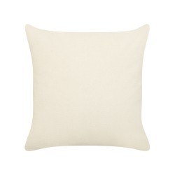 Zestaw 2 poduszek dekoracyjnych SUGARPLUM Bawełna 45 x 45 cm Jasnobeżowy Wzór świąteczny