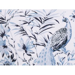 Komplet pościeli BALLARD Bawełna satynowa 155 x 220 cm Niebieski