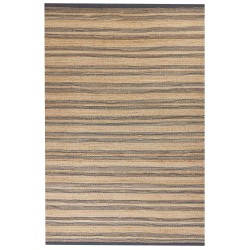 Dywan z juty 160 x 230 cm beżowo- szary BUDHO