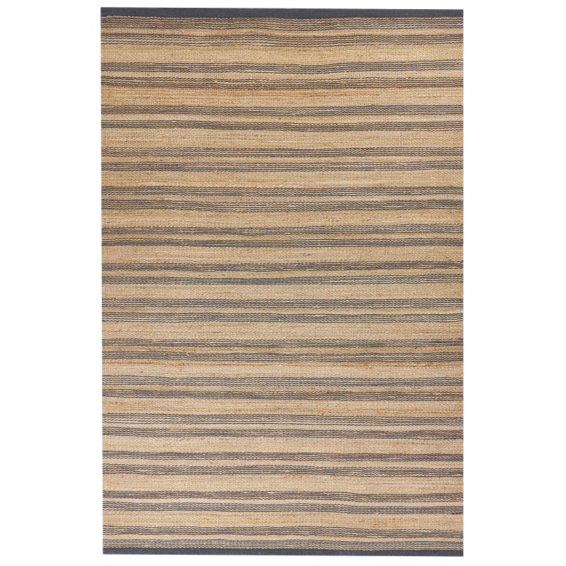 Dywan z juty 160 x 230 cm beżowo- szary BUDHO