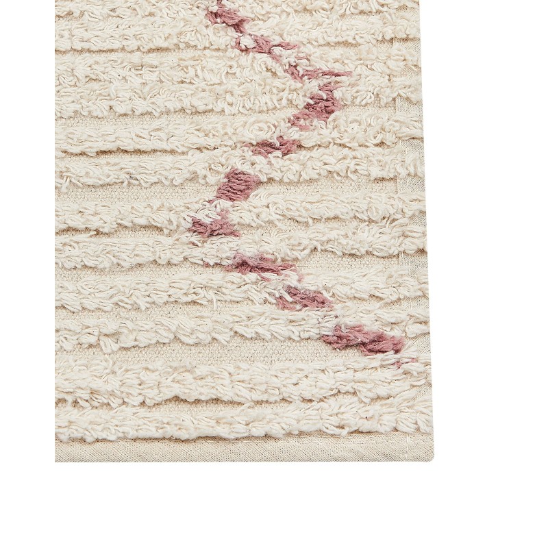 Dywan bawełniany 160 x 230 cm beżowy GUWAHATI