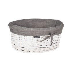 Zestaw 5 koszy wiklinowych szary VAKARI