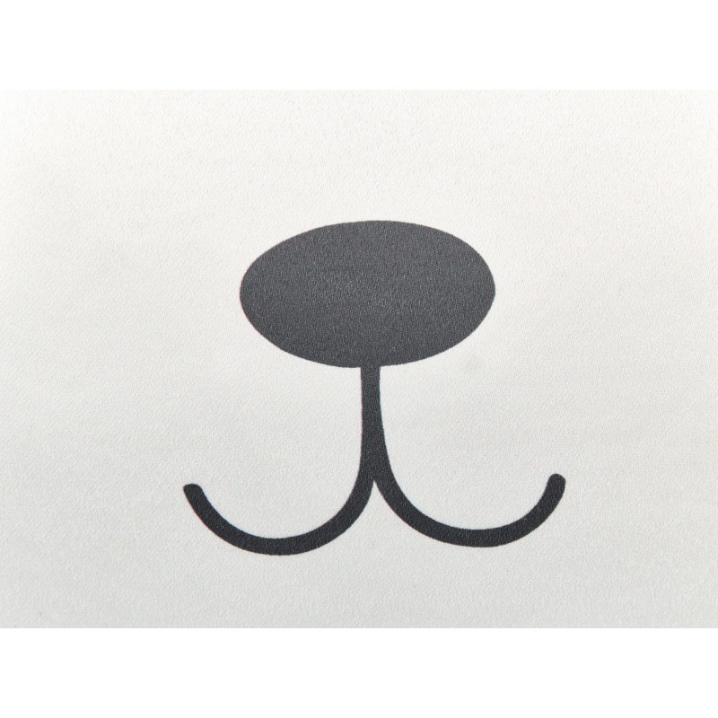 2 poduszki dla dzieci bawełniane w pandy 45 x 45 cm czarno-białe PANDAPAW