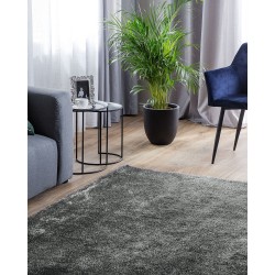 Dywan shaggy 160 x 230 cm ciemnoszary DEMRE