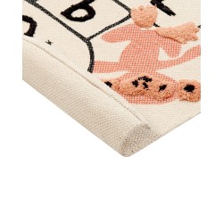 Dywan dziecięcy bawełniany gra w klasy 80 x 150 cm wielokolorowy KATIET