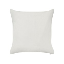 Zestaw 2 poduszek dekoracyjnych ZALEYA Bawełna 45 x 45 cm Biały Wzór kwiatowy