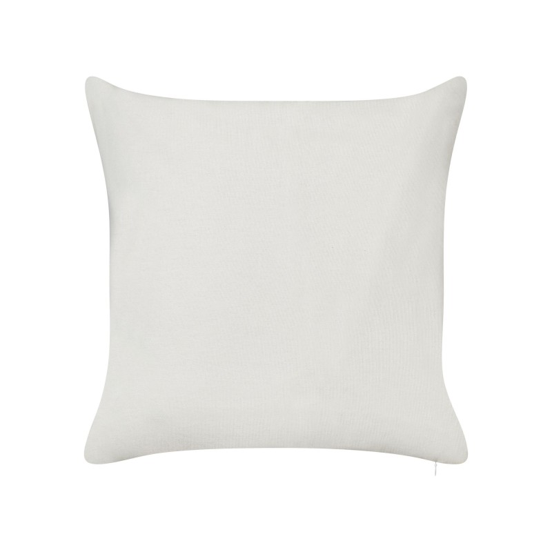 Zestaw 2 poduszek dekoracyjnych ZALEYA Bawełna 45 x 45 cm Biały Wzór kwiatowy