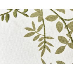 Zestaw 2 poduszek dekoracyjnych ZALEYA Bawełna 45 x 45 cm Biały Wzór kwiatowy